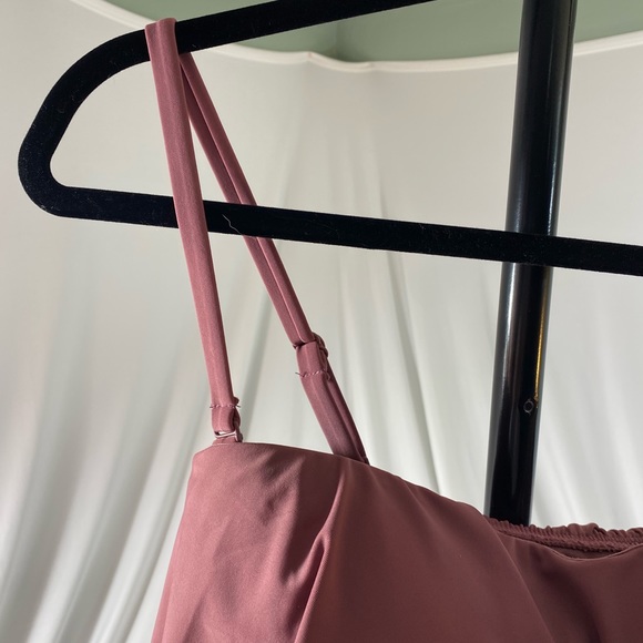 NWT Kona Sol swimsuit, one piece, mauve, size L - Picture 3 of 8